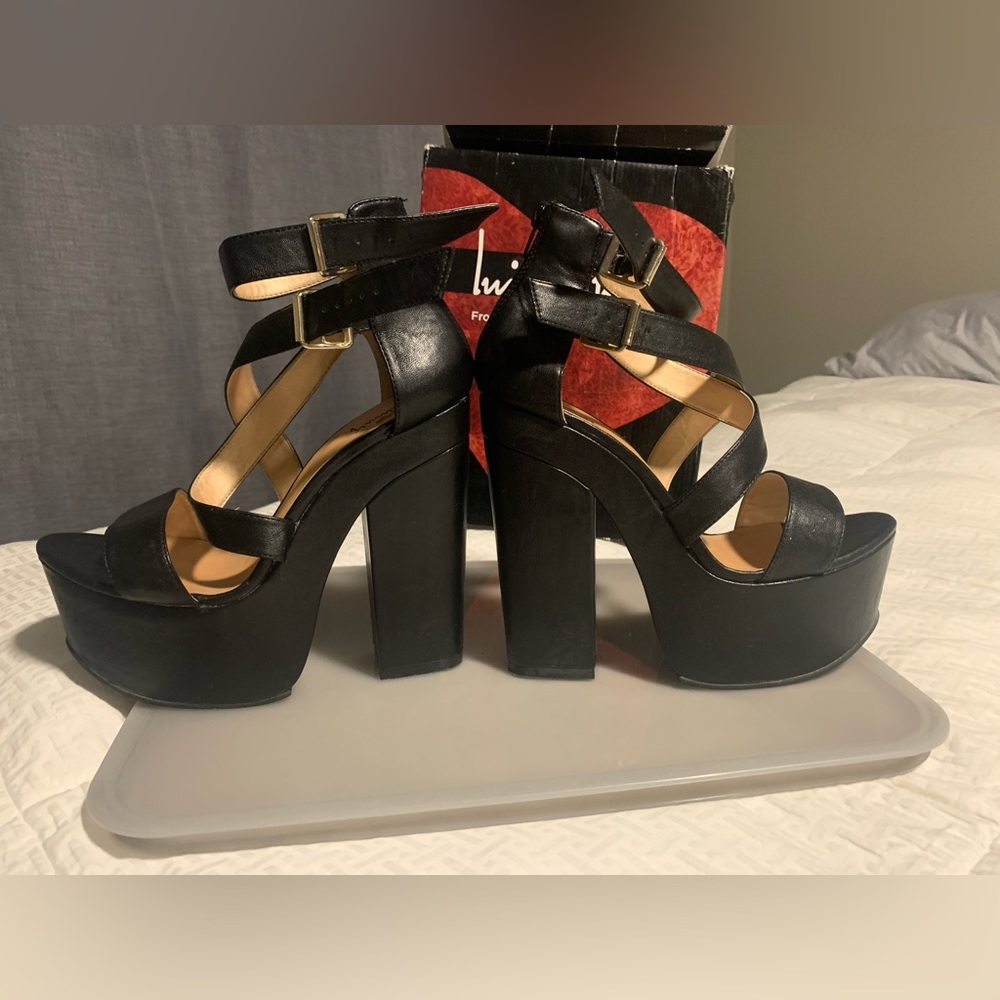 Luichiny platforms heels made in Italy